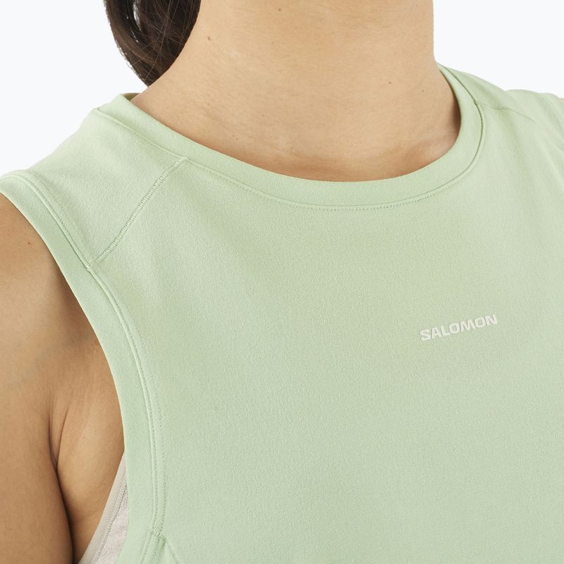 Salomon Trackline Tank Frauen-T-Shirt Meer Schaum 4