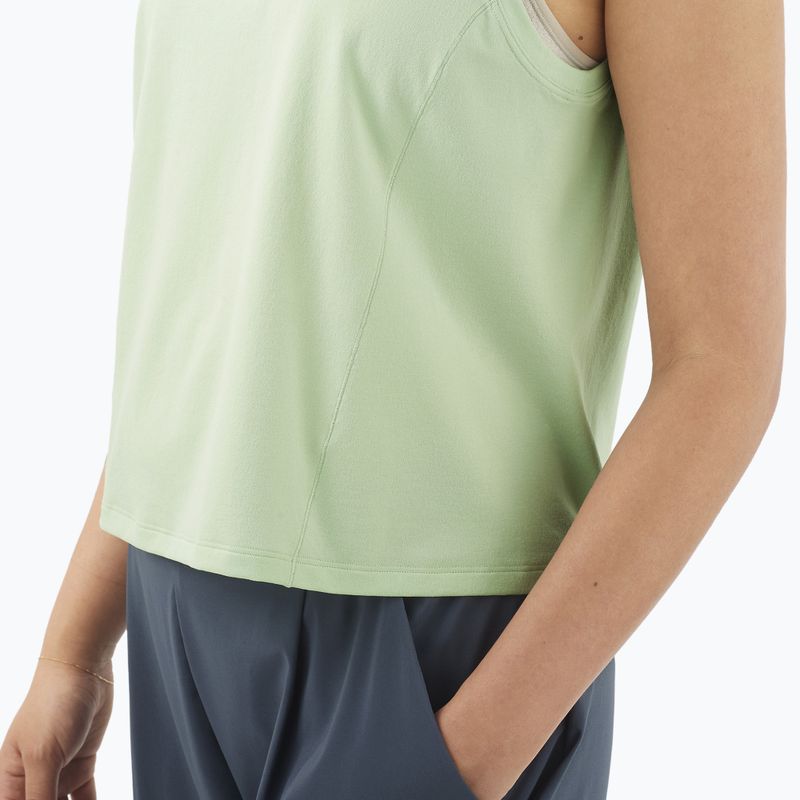 Salomon Trackline Tank Frauen-T-Shirt Meer Schaum 5