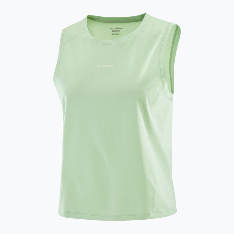 Salomon Trackline Tank Frauen-T-Shirt Meer Schaum 7