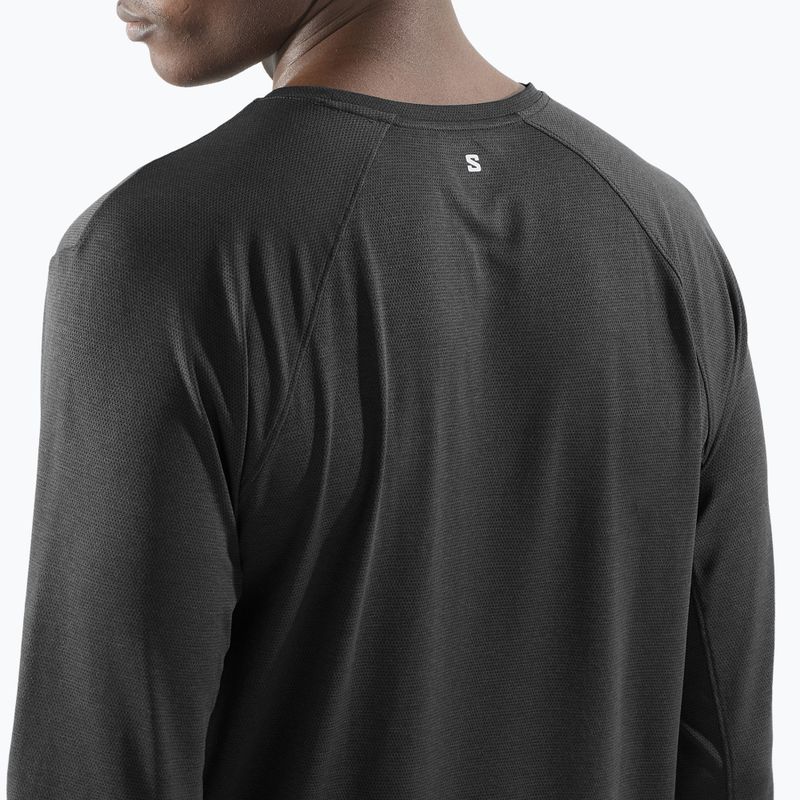 Lauf Longsleeve Herren Salomon SHAKEout Core deep black 3