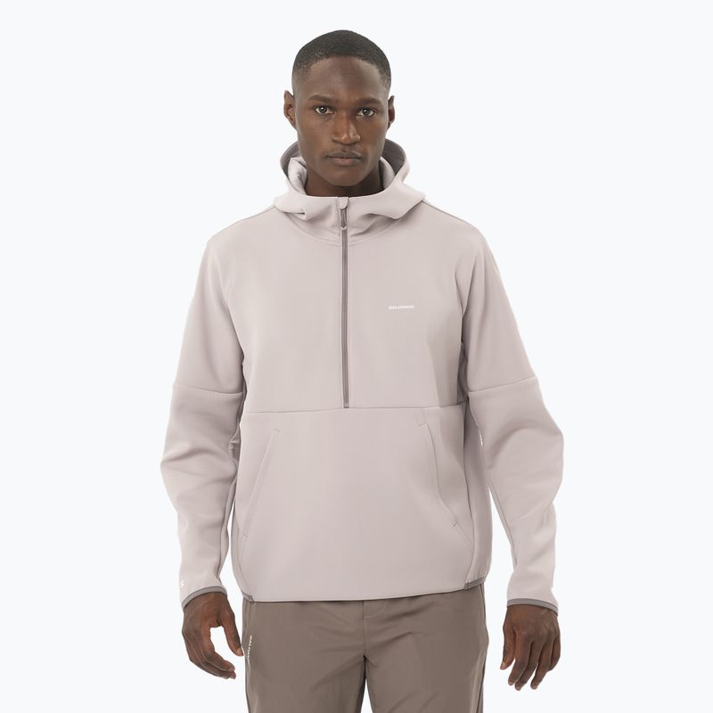 Hoodie Sweatshirt Herren Salomon SHAKEout Half Zip Hooded etherea
