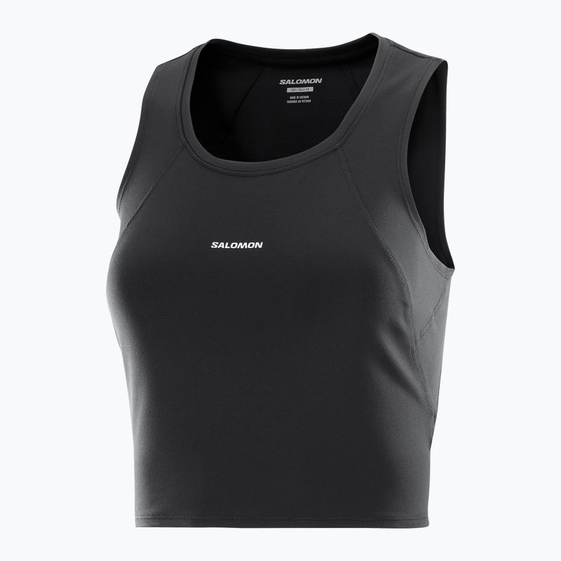 Damen Laufshirt Salomon SHAKEout Bliss Tanklette deep black 4
