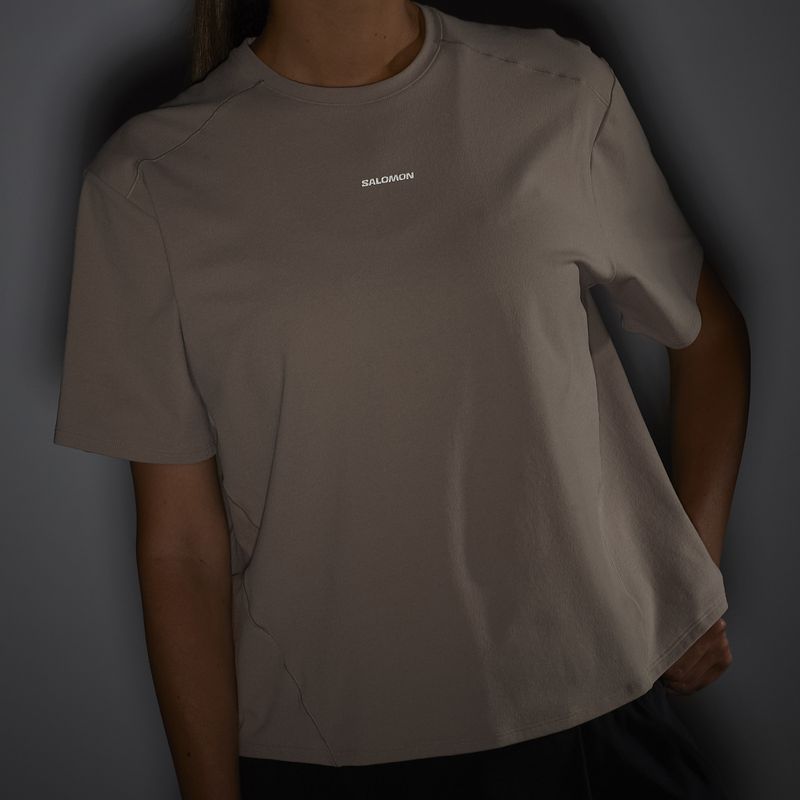 Damen Salomon Trackline Tee SS t-shirt etherea 5