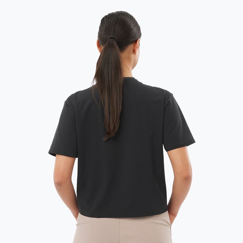 Salomon Trackline Tee SS Damen tiefschwarz 2