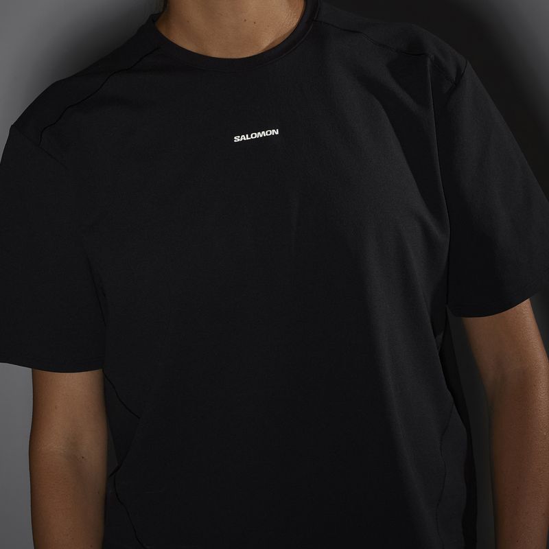 Salomon Trackline Tee SS Damen tiefschwarz 5