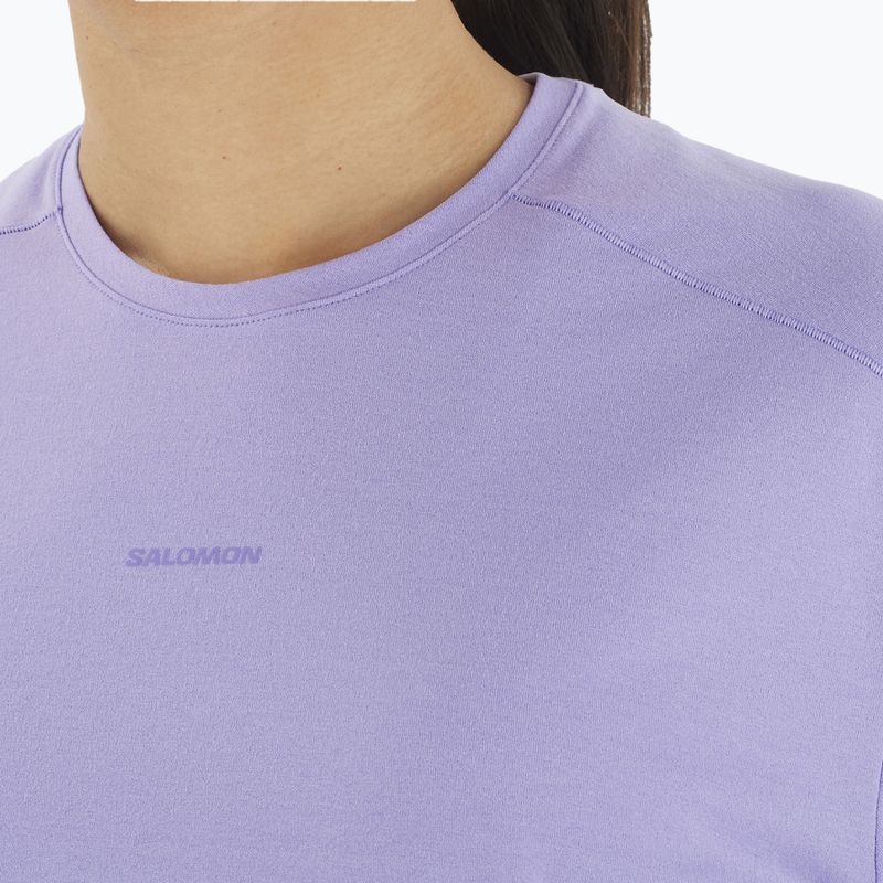 Damen Salomon Trackline T-shirt SS violett tulip 3