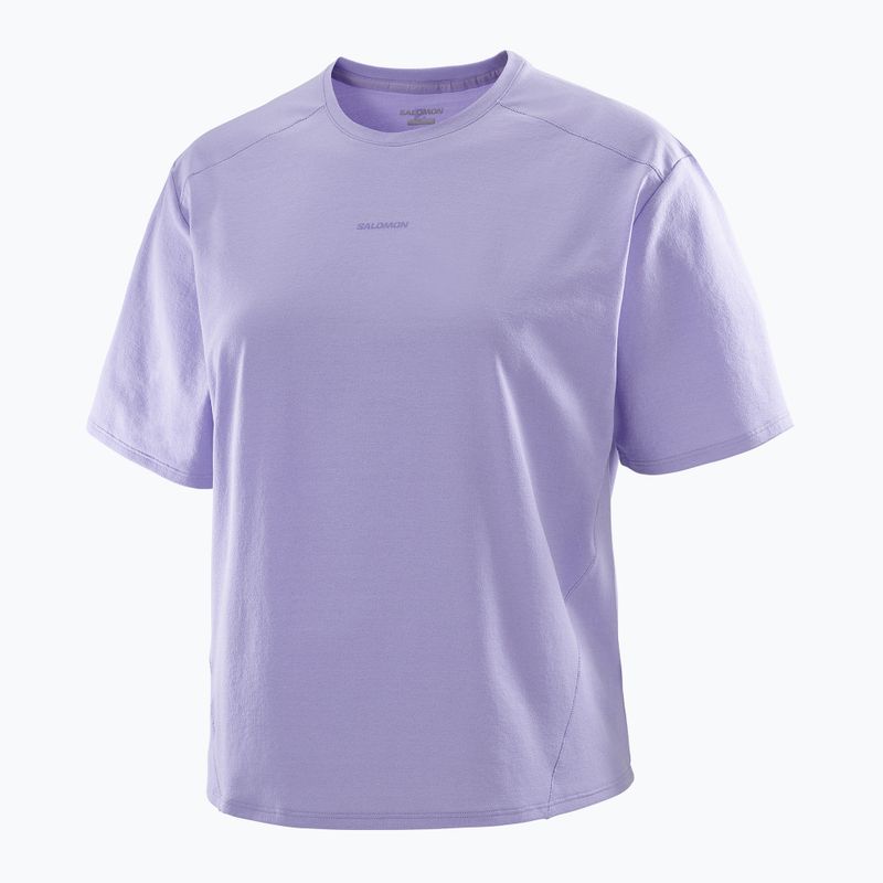 Damen Salomon Trackline T-shirt SS violett tulip 6