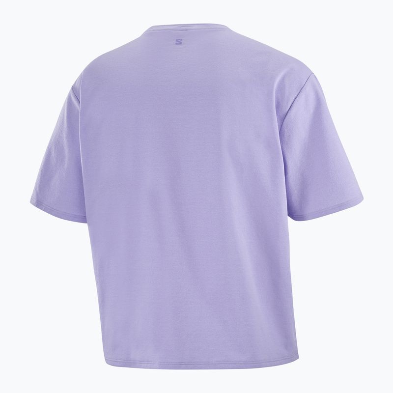 Damen Salomon Trackline T-shirt SS violett tulip 7