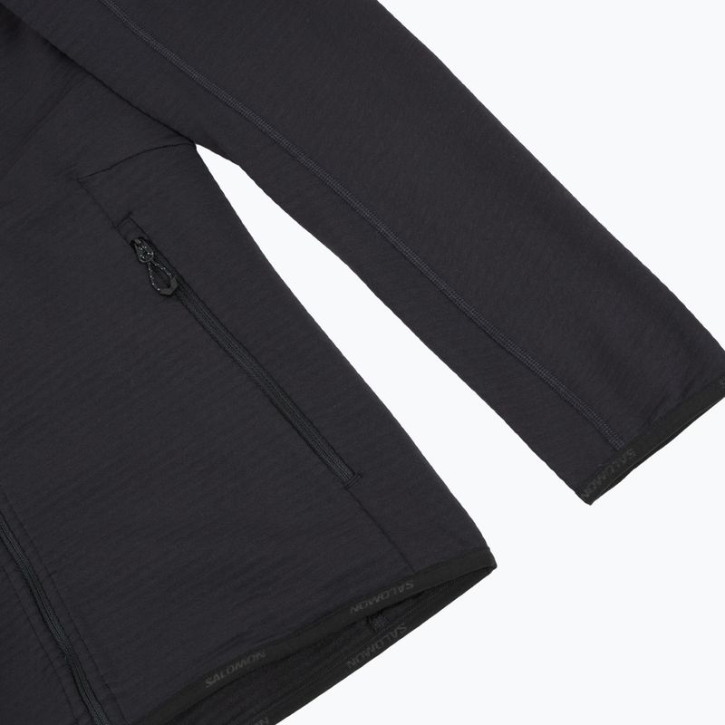 Fleecejacke für Damen Salomon Lightwarm Full Zip deep black 8