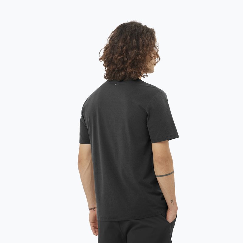 Herren T-Shirt Salomon Trackline deep black 2