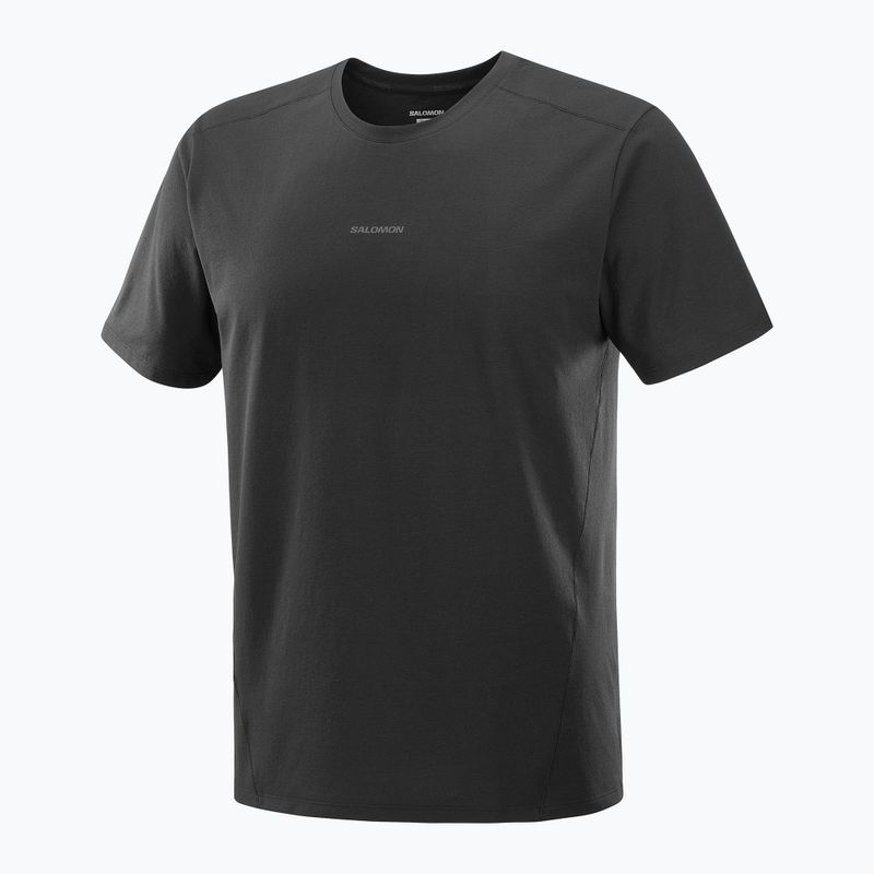 Herren T-Shirt Salomon Trackline deep black 5