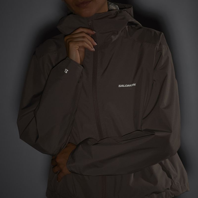 Damen Regenjacke Salomon Outscape 2l iron 3