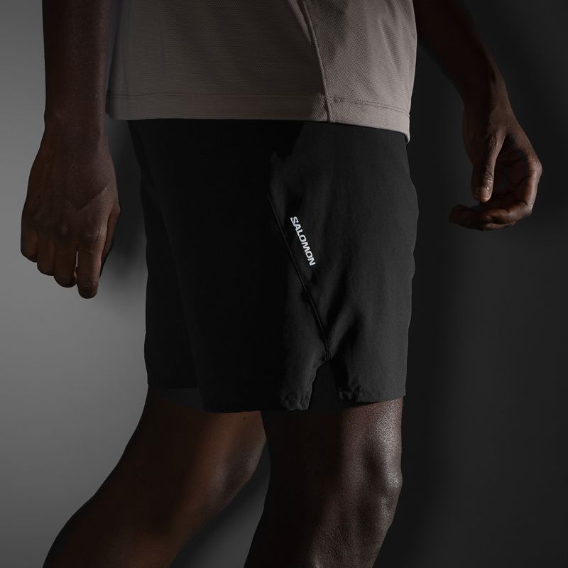 Salomon Shakeout Core 2IN1 7" Herren Laufshorts tiefschwarz 5