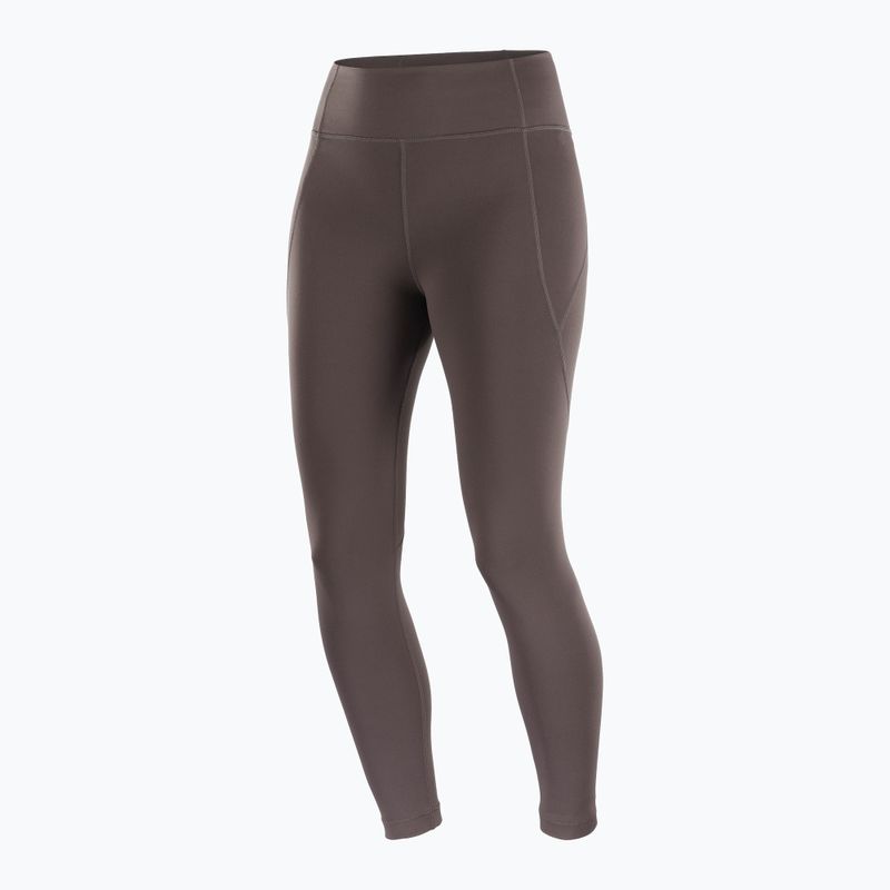 Damen Laufleggings Salomon SHAKEout Bliss 25" coffee bean 8