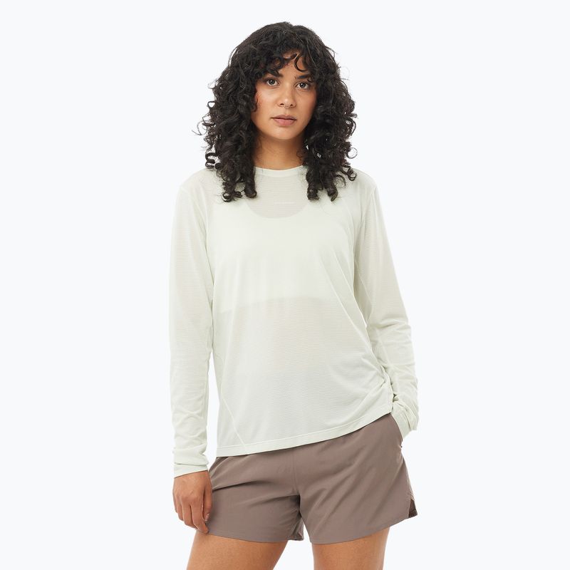 Lauf Longsleeve Damen Salomon SHAKEout Core icicle