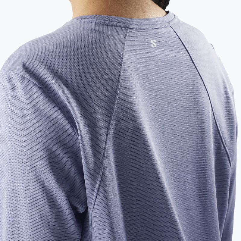 Lauf Longsleeve Damen Salomon SHAKEout Core blue granite 3