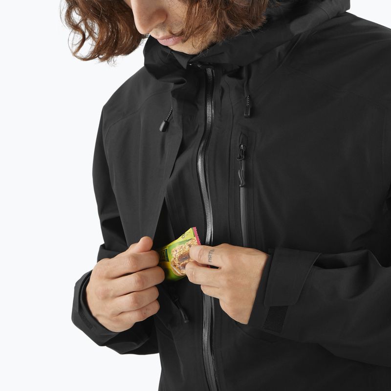 Herren Softshelljacke Salomon Outline 3l GTX tiefschwarz 6