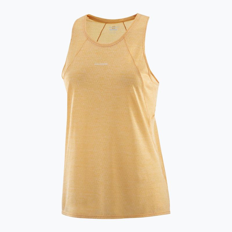 Lauf Tank Top Damen Salomon SHAKEout Air Tank warm apricot 4