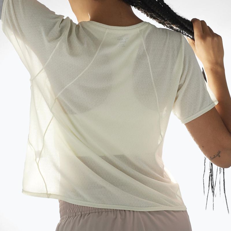 Laufshirt Damen Salomon SHAKEout Air Crop SS Tee icicle 3
