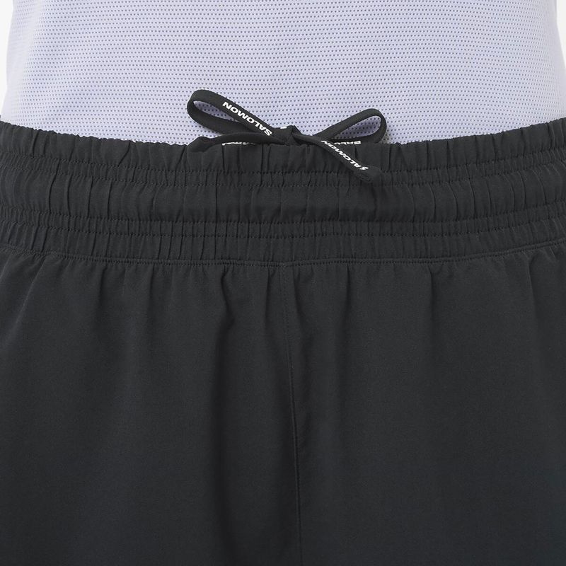 Laufshorts Damen Salomon SHAKEout Easy 4" deep black 3