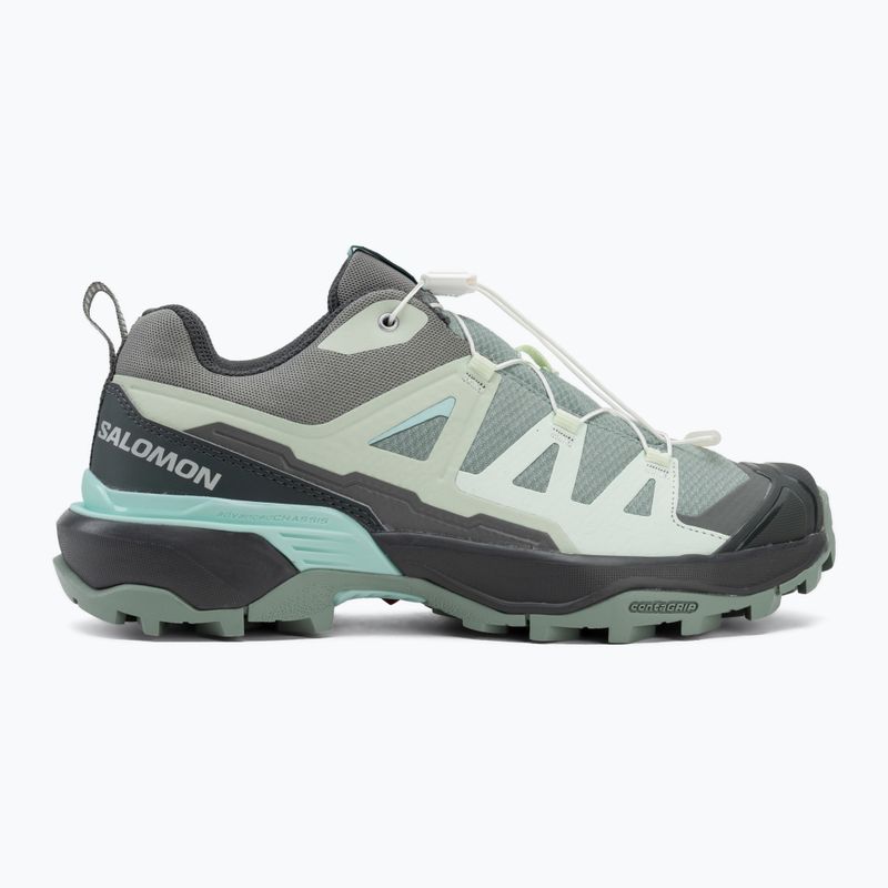 Trekkingschuhe Damen Salomon X Ultra 360 green milieu/uban chic/clearly aqua 2