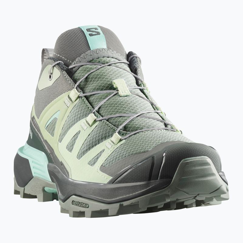 Damen-Trekkingschuhe Salomon X Ultra 360 green milieu/urban chic/clearly aqua 3