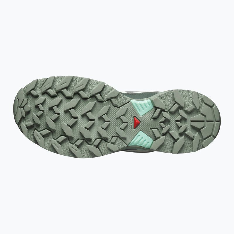 Trekkingschuhe Damen Salomon X Ultra 360 green milieu/uban chic/clearly aqua 13