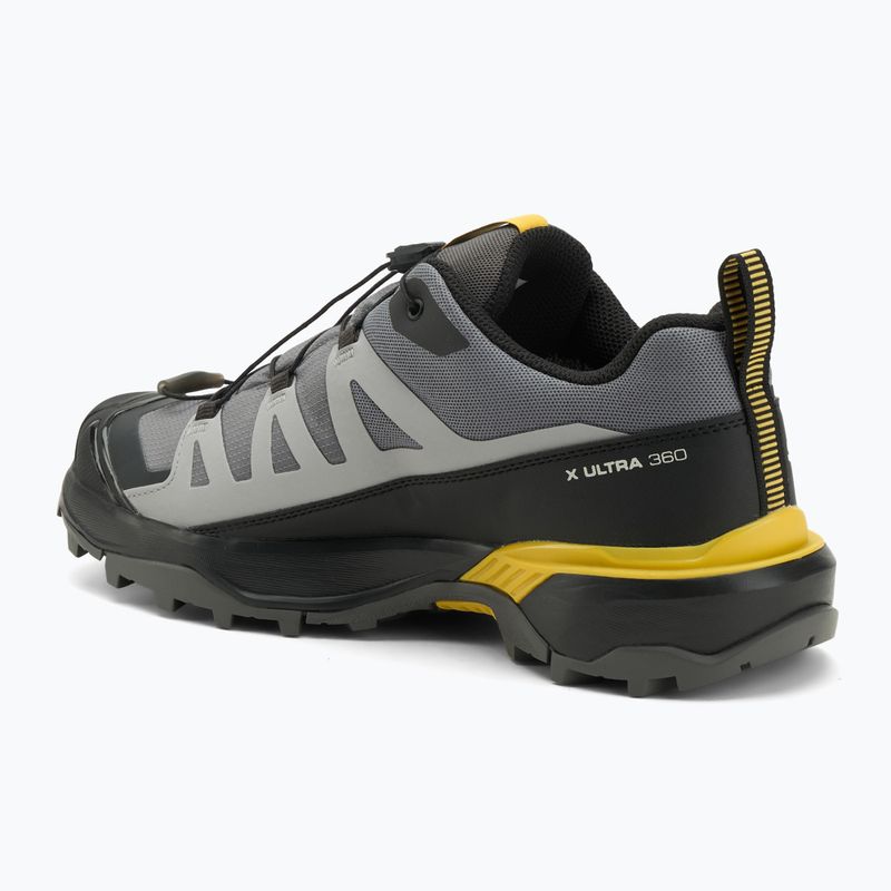 Herren-Trekking-Schuhe Salomon X Ultra 360 GTX castlerock/schwarz/spicy mustard 3