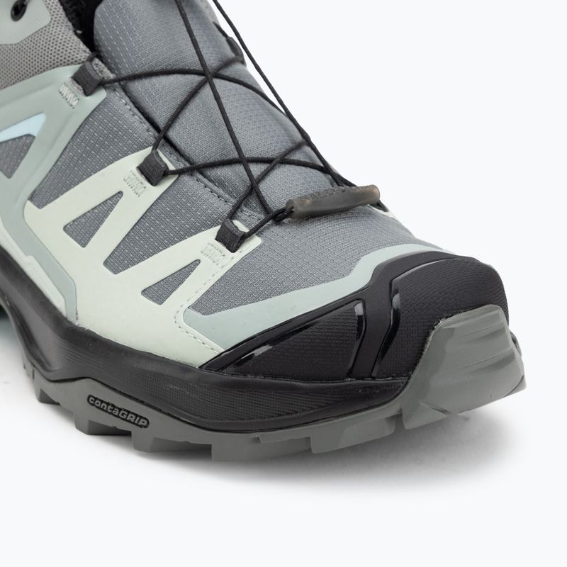 Damen-Trekking-Schuhe Salomon X Ultra 360 GTX Sedona sage/schwarz/sea foam 7