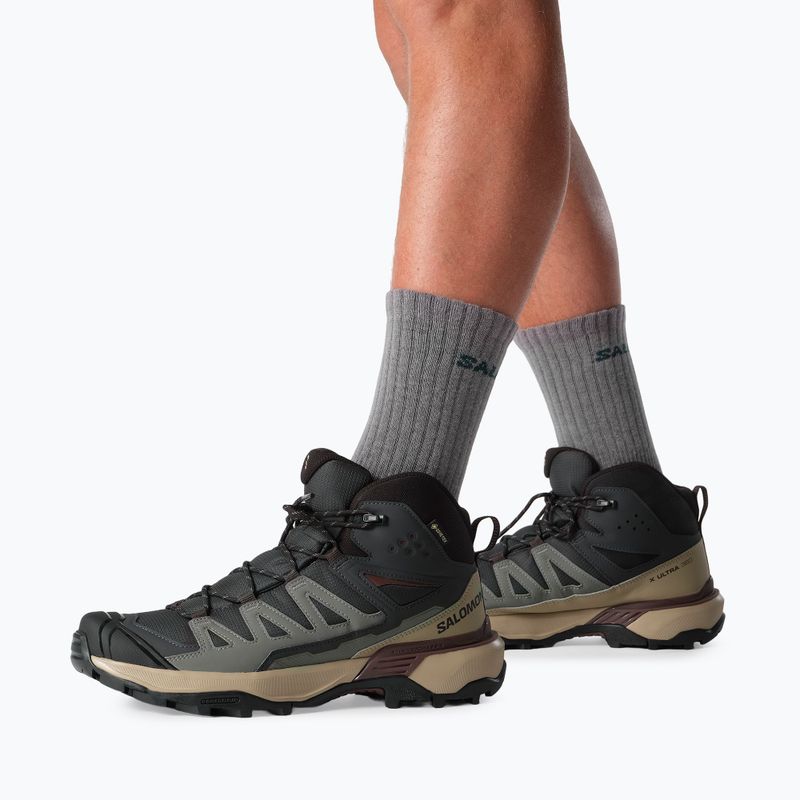Herren-Trekkingstiefel Salomon X Ultra 360 MID GTX phantom/desert tan 6