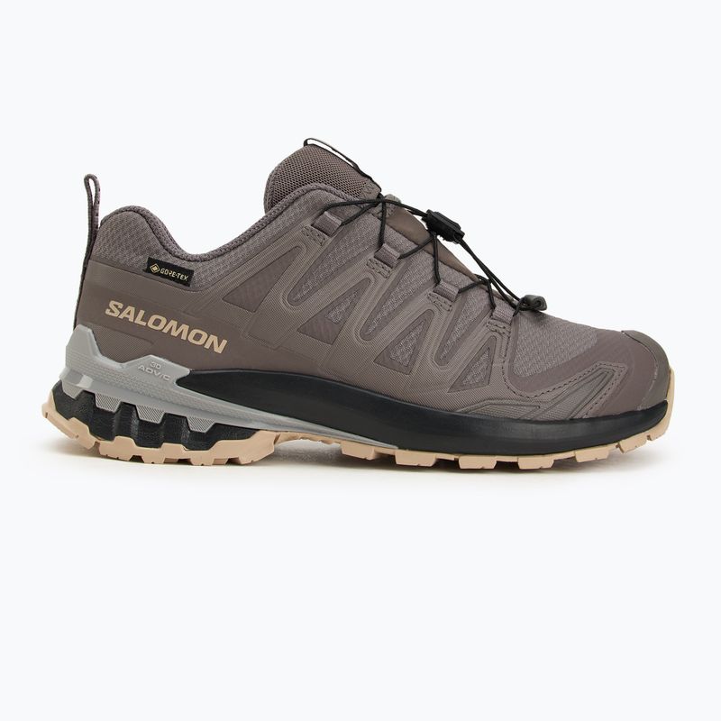 Laufschuhe Damen Salomon XA Pro 3D V9 GTX plum kitten/black/gul 2