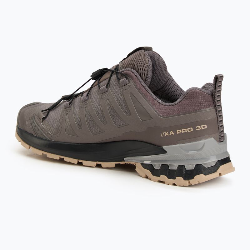 Laufschuhe Damen Salomon XA Pro 3D V9 GTX plum kitten/black/gul 3