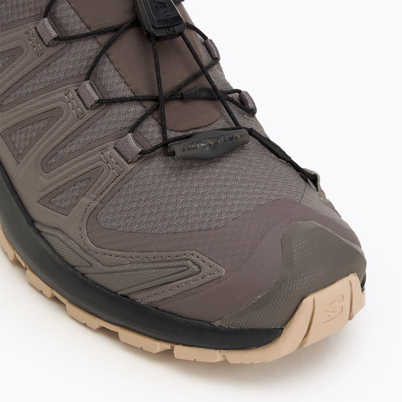 Laufschuhe Damen Salomon XA Pro 3D V9 GTX plum kitten/black/gul 7