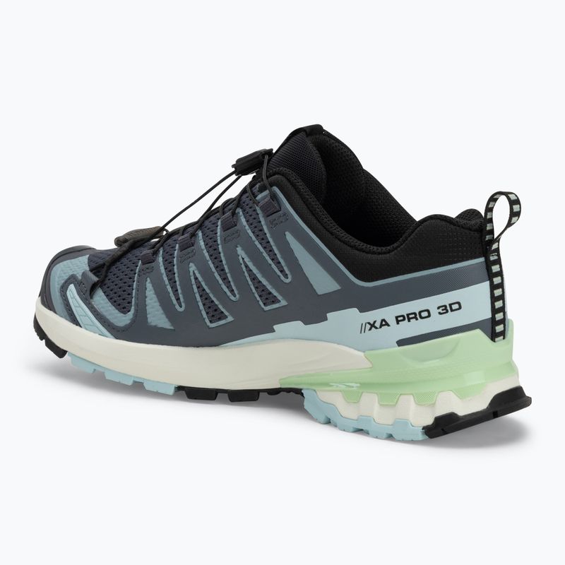 Laufschuhe Damen Salomon XA Pro 3D V9 turbulence/iced aqua/patina green 3