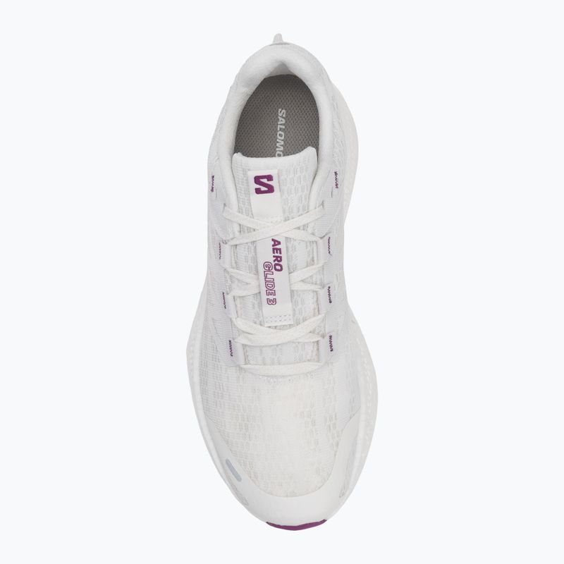 Laufschuhe Herren Salomon Aero Glide 3 white/white/willowherb 5