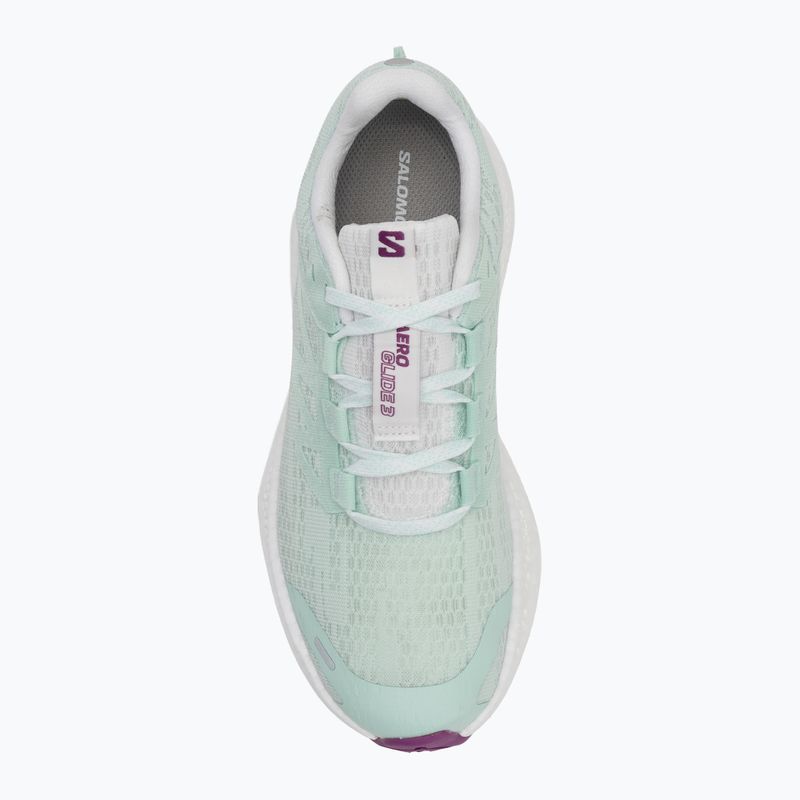 Laufschuhe Damen Salomon Aero Glide 3 bay/white/wilowherb 5