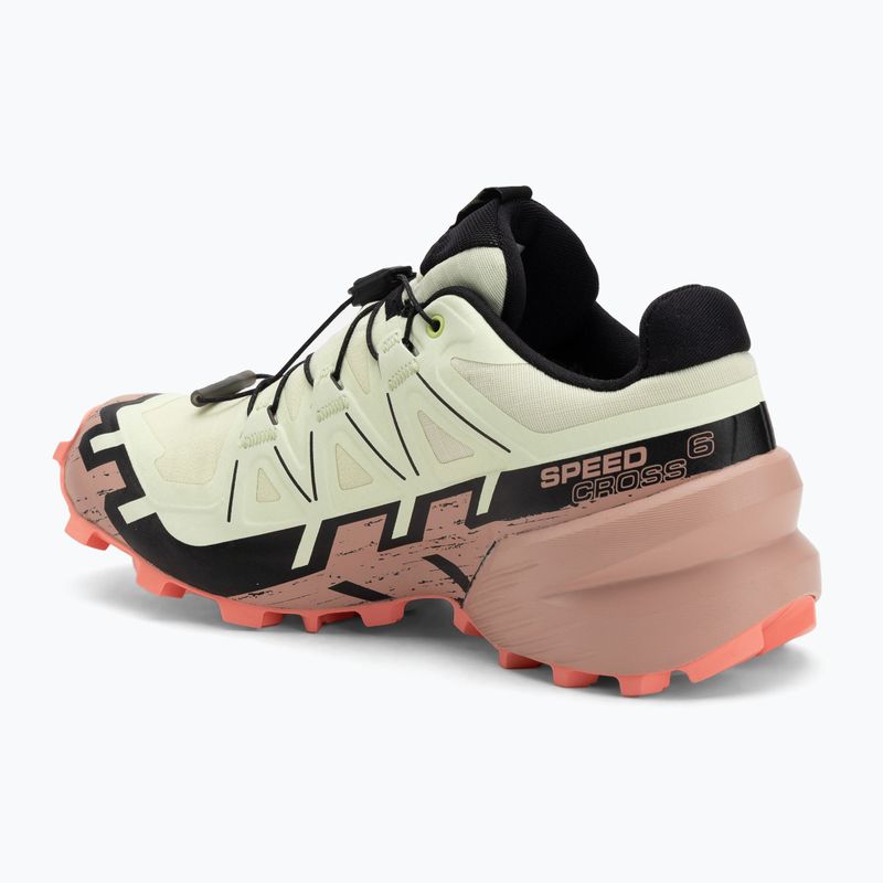 Damen-Laufschuhe Salomon Speedcross 6 GTX lime cream/mahogany rose/schwarz 3