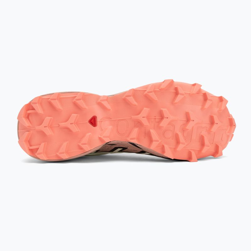Damen-Laufschuhe Salomon Speedcross 6 GTX lime cream/mahogany rose/schwarz 4