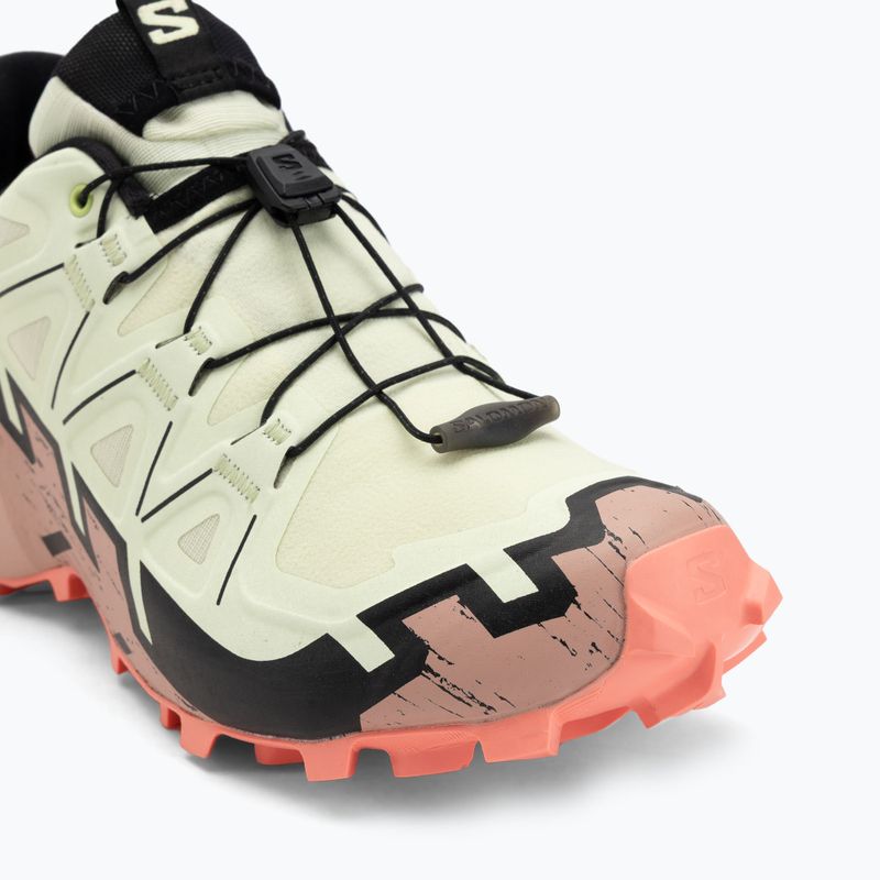 Damen-Laufschuhe Salomon Speedcross 6 GTX lime cream/mahogany rose/schwarz 7