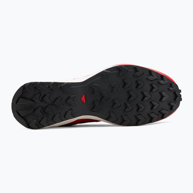 Herren-Laufschuhe Salomon Speedcross Peak schwarz/Asphalt/Feuerrot 4