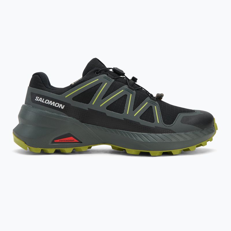 Herren-Laufschuhe Salomon Speedcross Peak GTX schwarz/urban chic/dark citron 2