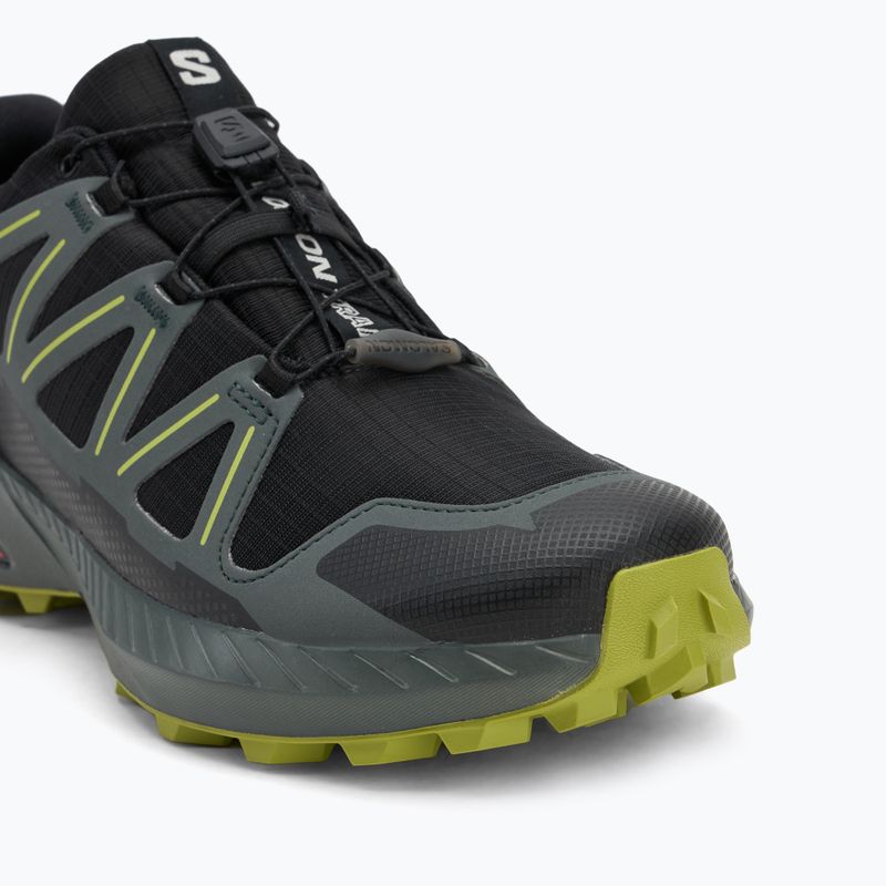 Herren-Laufschuhe Salomon Speedcross Peak GTX schwarz/urban chic/dark citron 7