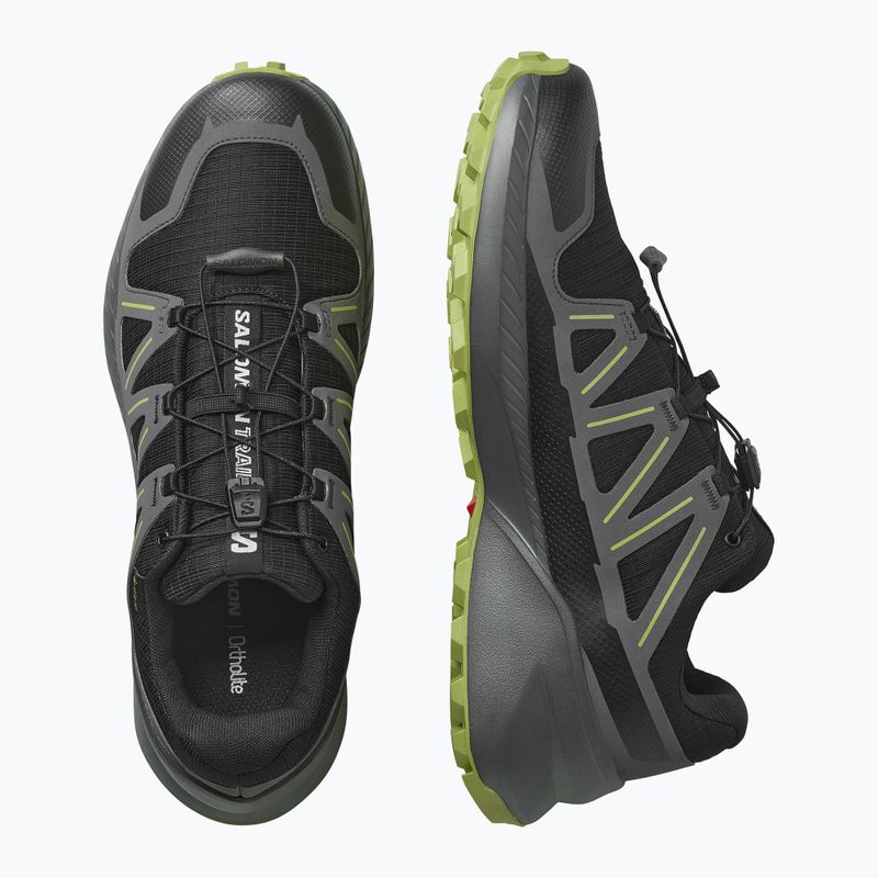 Herren-Laufschuhe Salomon Speedcross Peak GTX schwarz/urban chic/dark citron 8