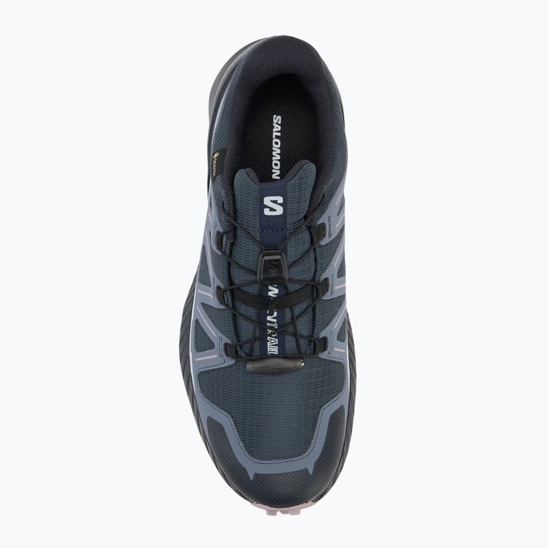 Damen Laufschuhe Salomon Speedcross Peak GTX blaue Nächte / grisaille / nirvana 5