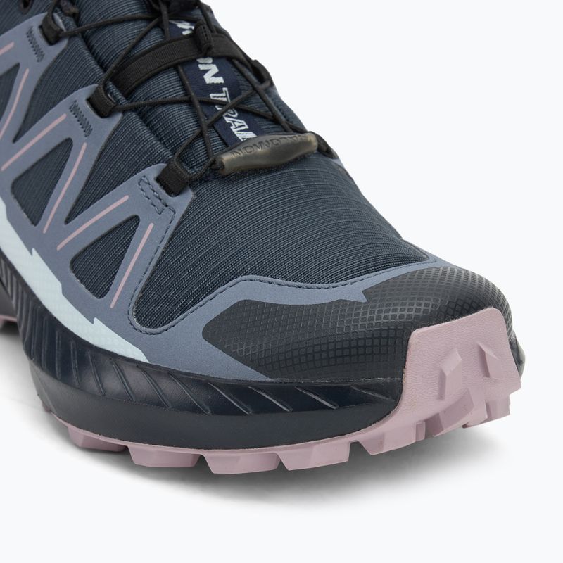 Damen Laufschuhe Salomon Speedcross Peak GTX blaue Nächte / grisaille / nirvana 7