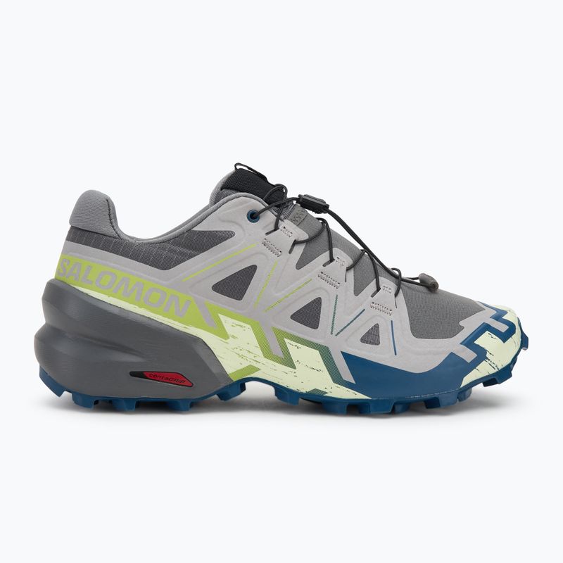 Herren-Laufschuhe Salomon Speedcross 6 castlerock/lime cream/poseidon 2