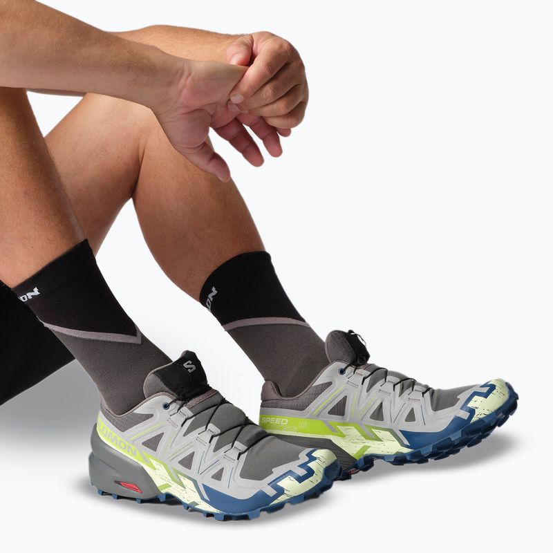 Herren-Laufschuhe Salomon Speedcross 6 castlerock/lime cream/poseidon 7
