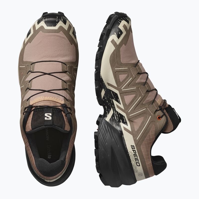 Herren-Laufschuhe Salomon Speedcross 6 natural/schwarz/mandelmilch 6