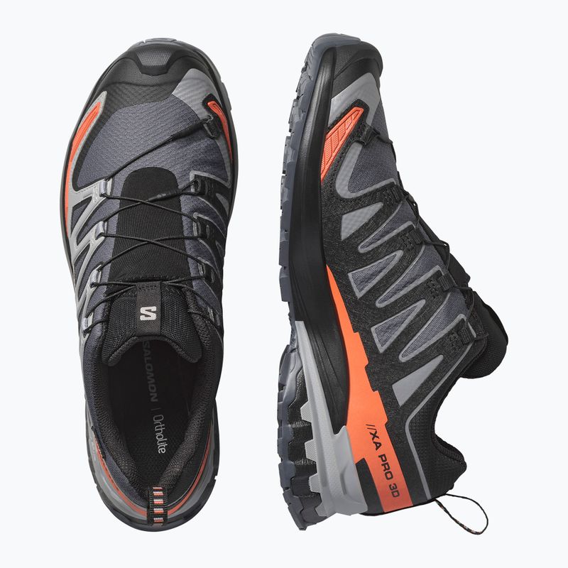 Herren-Laufschuhe Salomon XA PRO 3D V9 GTX turbulence/schwarz/burnt ochre 5