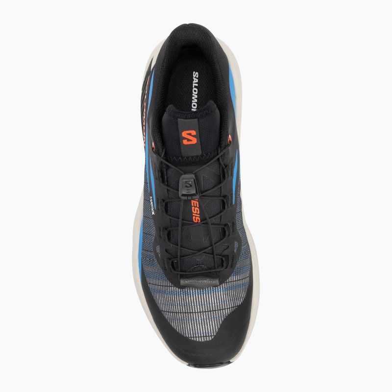 Laufschuhe Herren Salomon Genesis black/french blue/cherry tomato 5